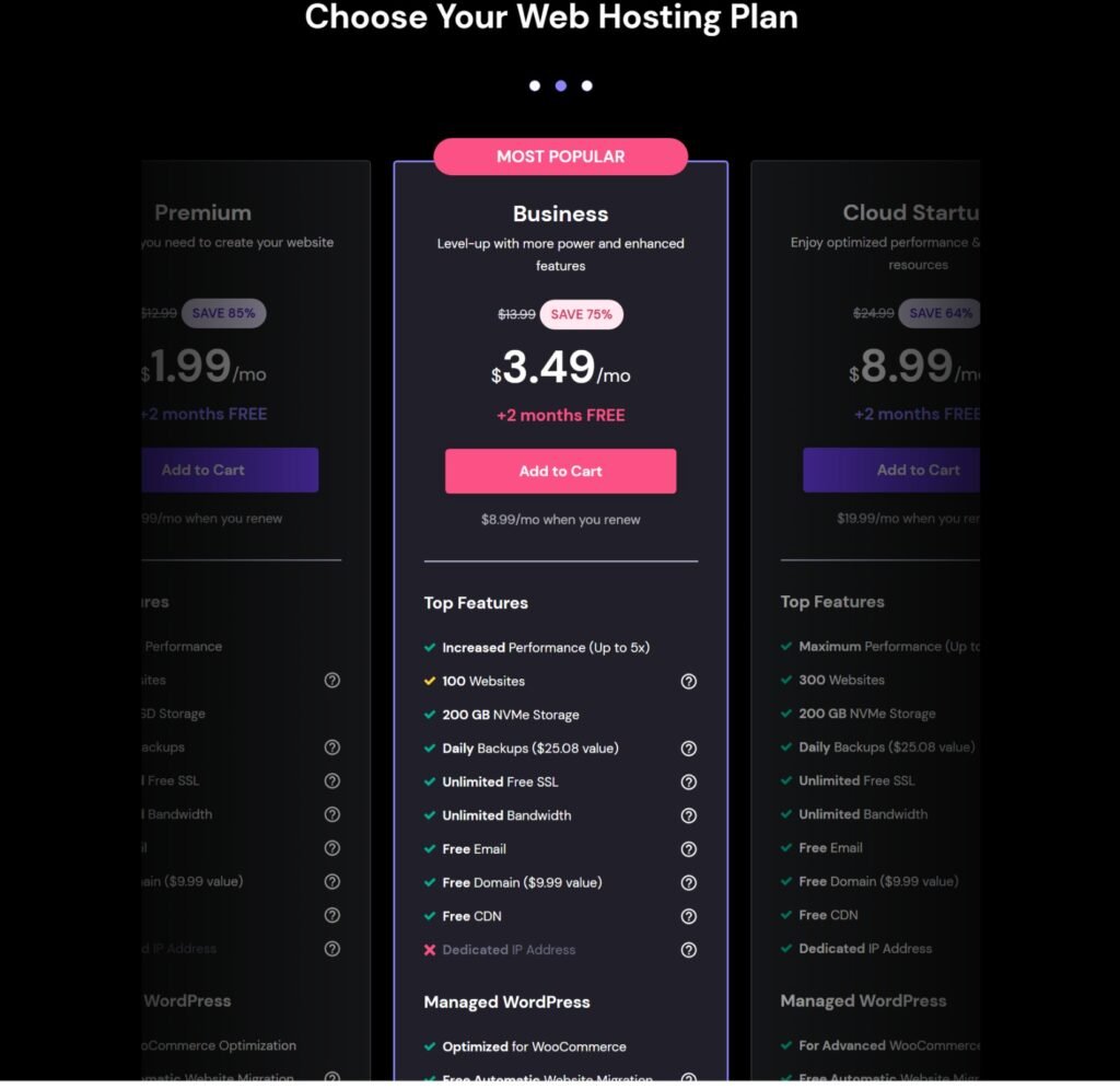 Hostinger vs EasySpace pricing