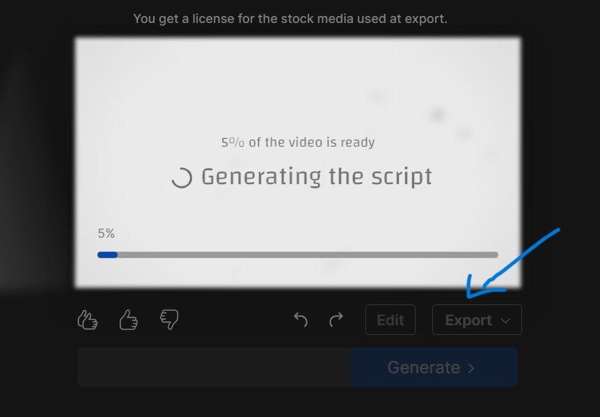 Invideo AI Export